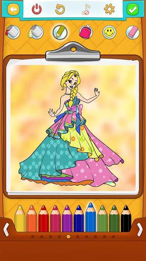 Princess Coloring Pages - Image screenshot of android app