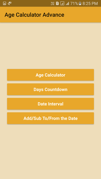 Age Calculator Advance - Image screenshot of android app