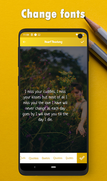 Status and Quotes Creator - Image screenshot of android app