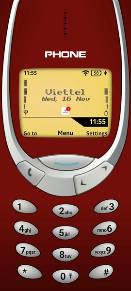 Nokia 3310 Launcher - عکس برنامه موبایلی اندروید