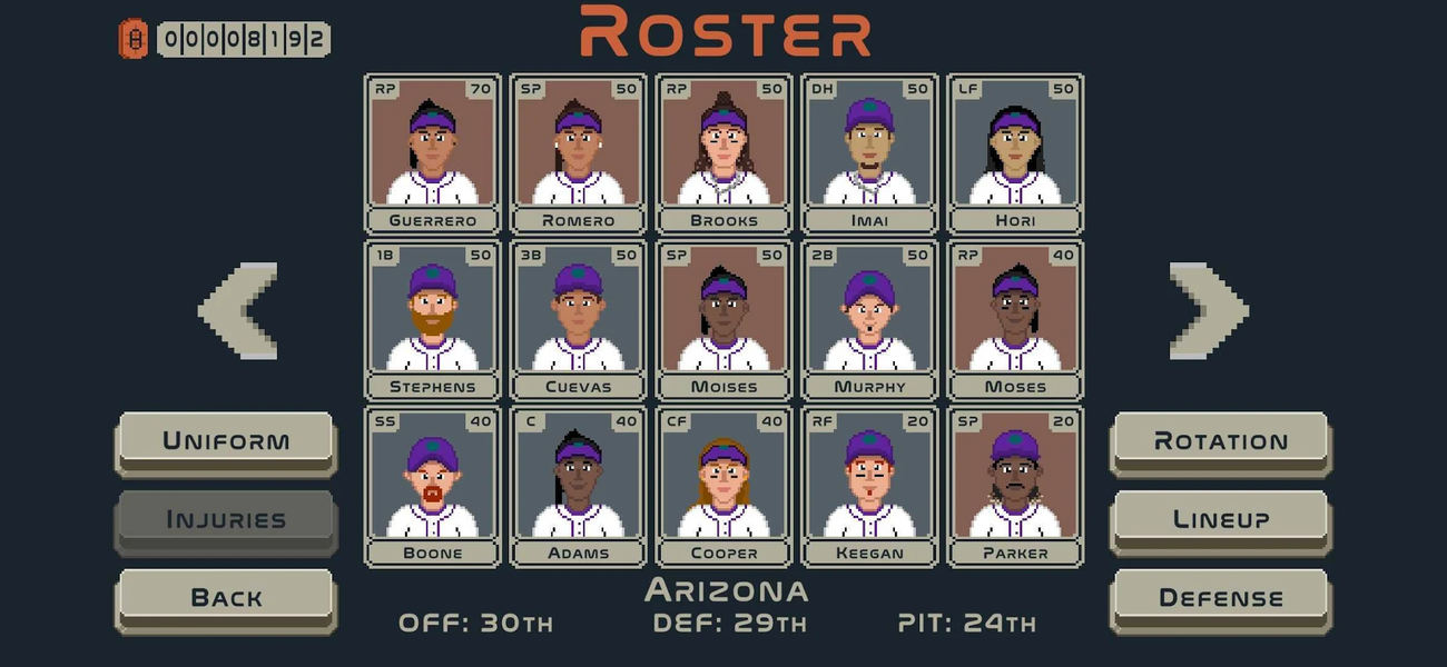 Bitball Baseball - Gameplay image of android game