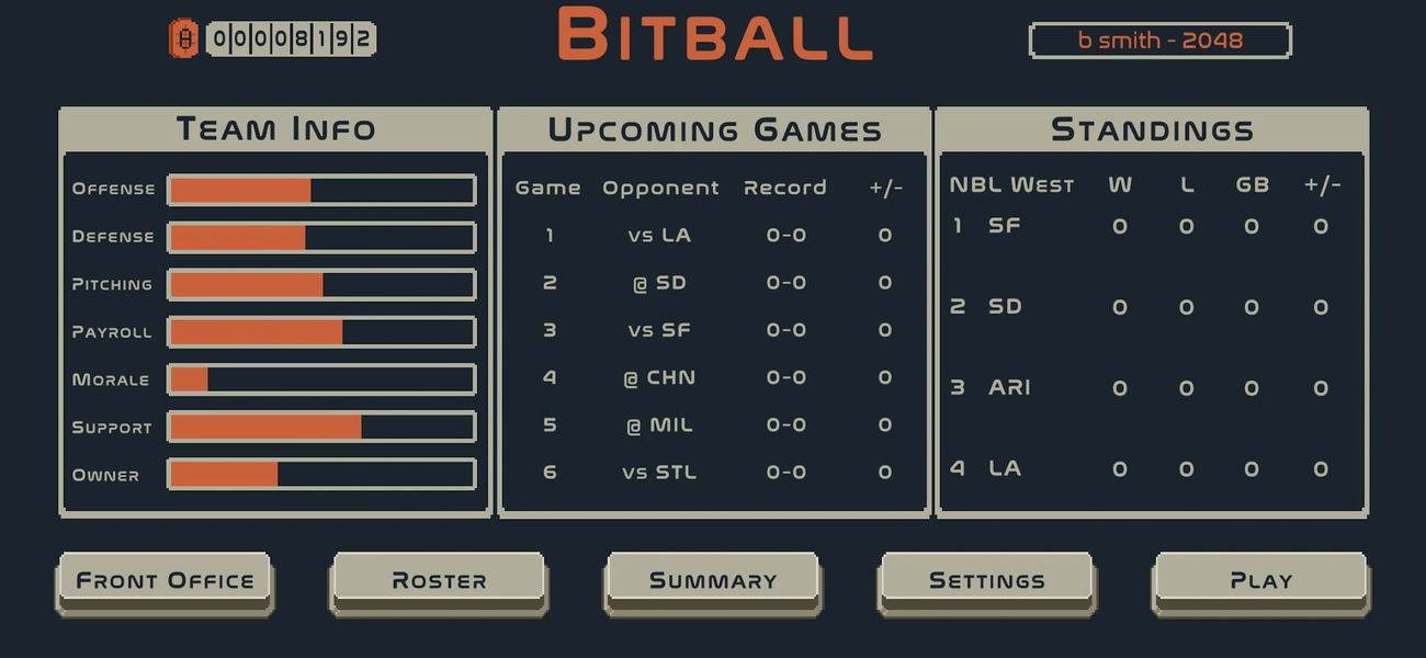 Bitball Baseball - Gameplay image of android game