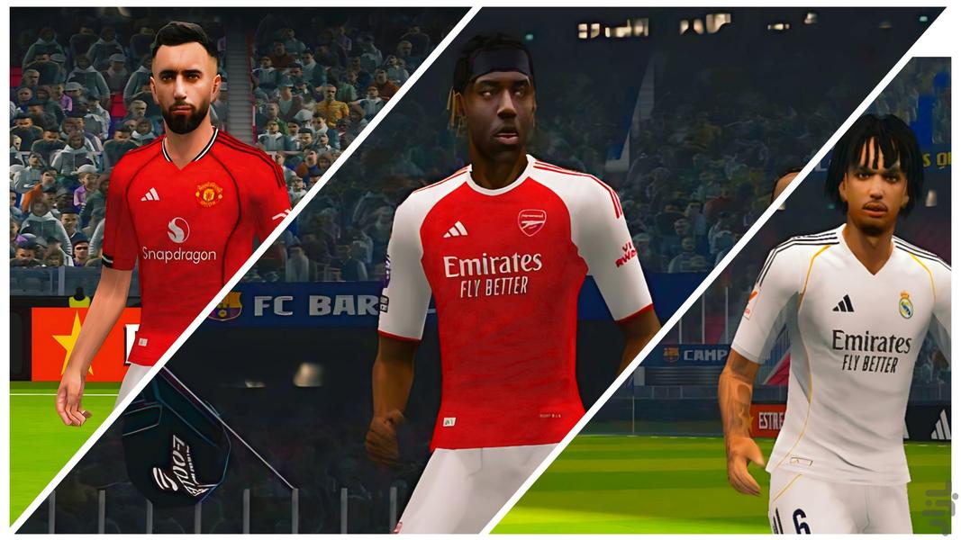 بازی فوتبال efootball 2026 غیر رسمی - Gameplay image of android game