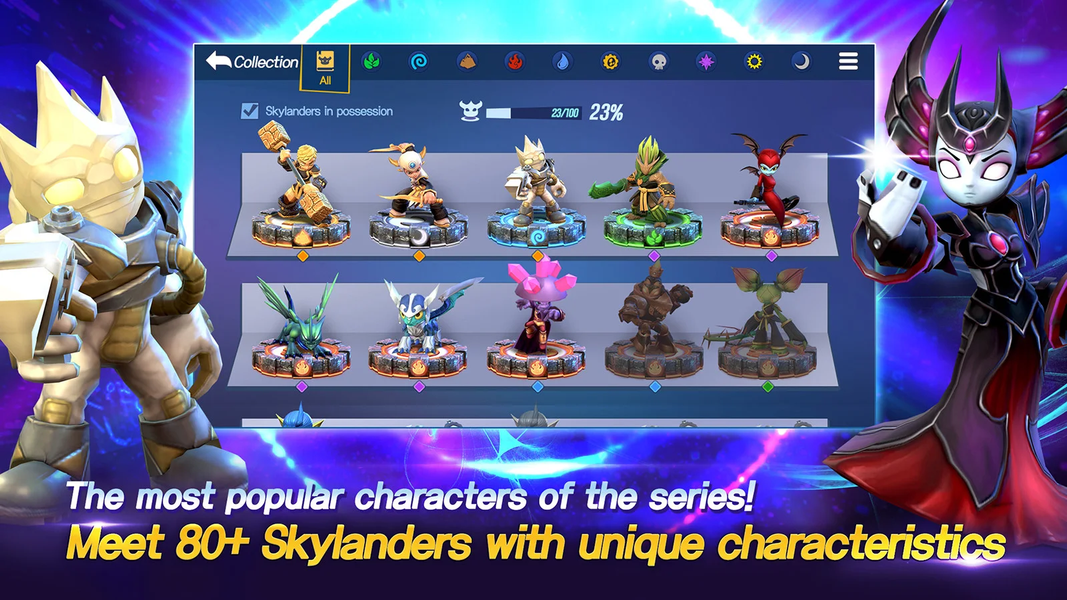 Skylanders™ Ring of Heroes - Gameplay image of android game