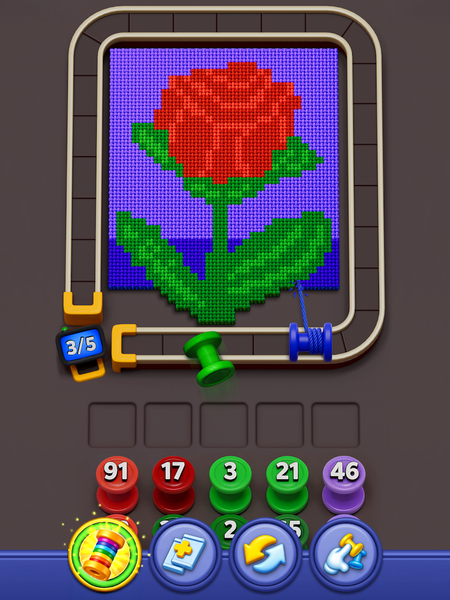 Yarn Loop - Gameplay image of android game