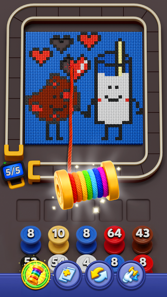 Yarn Loop - Gameplay image of android game