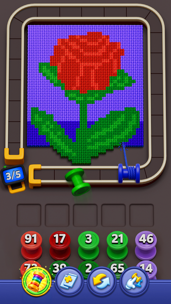 Yarn Loop - Gameplay image of android game