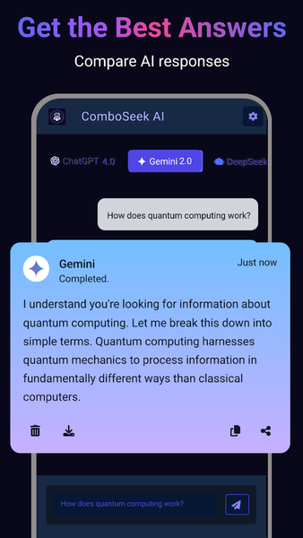 Combo Seek Multi Model AI - Image screenshot of android app