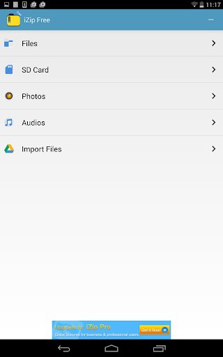 iZip - Zip Unzip Tool - Image screenshot of android app