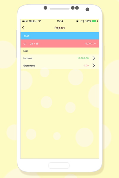 Pig keep your expenses - Image screenshot of android app