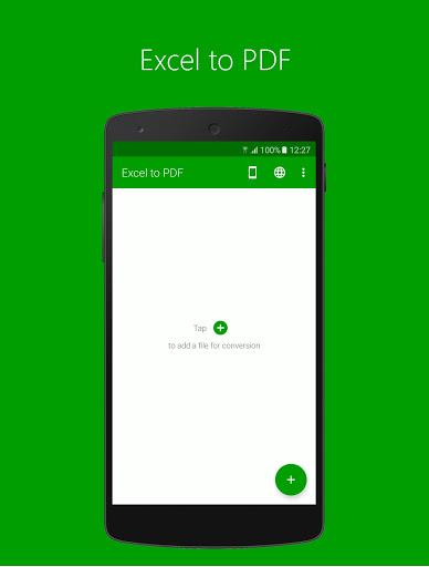 Excel to PDF - عکس برنامه موبایلی اندروید