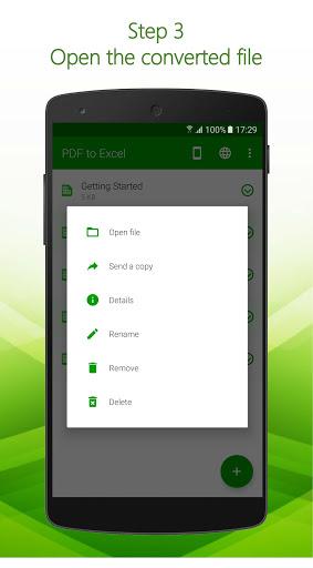 PDF to Excel - PDF File Converter with OCR - Image screenshot of android app