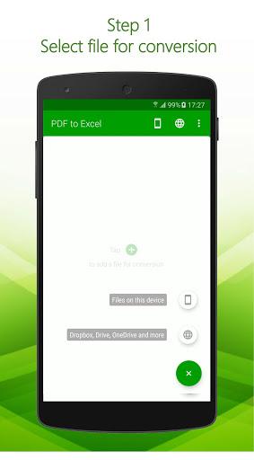 PDF to Excel - PDF File Converter with OCR - عکس برنامه موبایلی اندروید