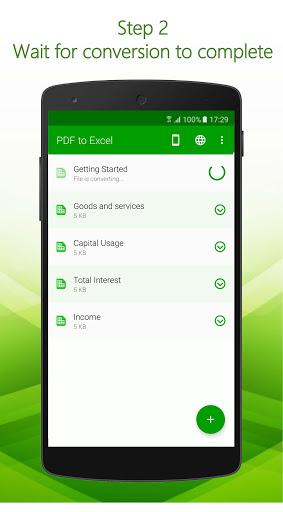 PDF to Excel - PDF File Converter with OCR - Image screenshot of android app
