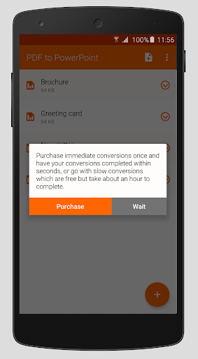 PDF to PowerPoint - Image screenshot of android app