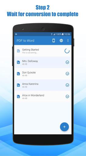 PDF to Word Converter - Image screenshot of android app