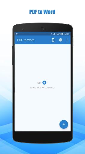 PDF to Word Converter - Image screenshot of android app