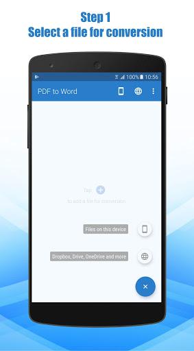 PDF to Word Converter - Image screenshot of android app