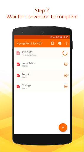 PowerPoint to PDF - عکس برنامه موبایلی اندروید
