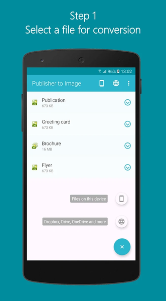 Publisher to Image - Image screenshot of android app