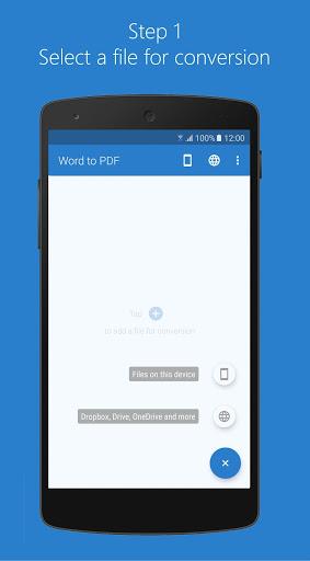 Word to PDF - Image screenshot of android app
