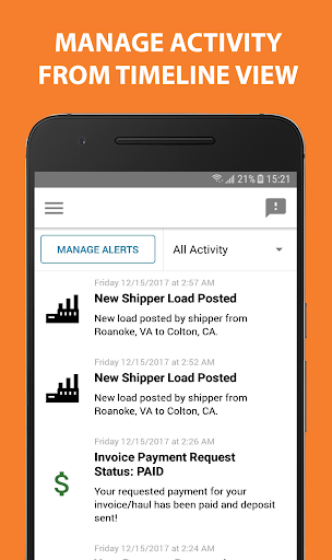 Find Truck Loads to Haul - عکس برنامه موبایلی اندروید