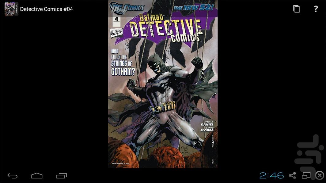 Detective Comics #04 - Image screenshot of android app