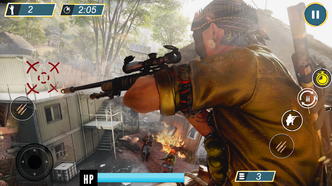 Command Cover Fire Strike - Gameplay image of android game