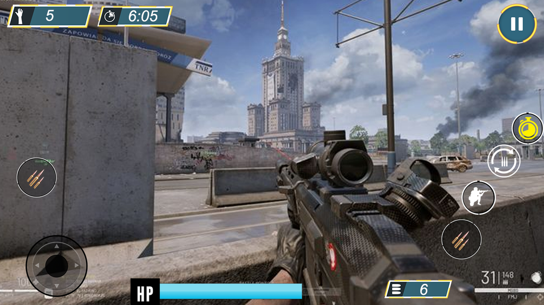 Command Cover Fire Strike - Gameplay image of android game