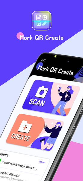 Mork QR Create(Scan&Reader) - Image screenshot of android app