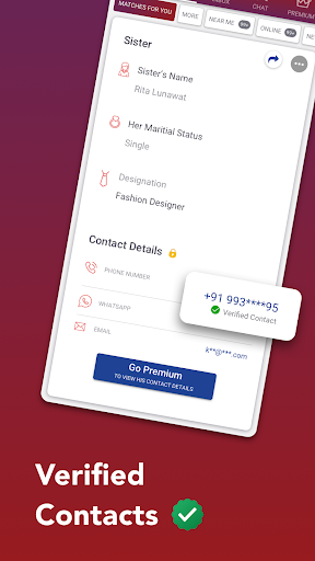 Sangam.com: Matrimony App - عکس برنامه موبایلی اندروید