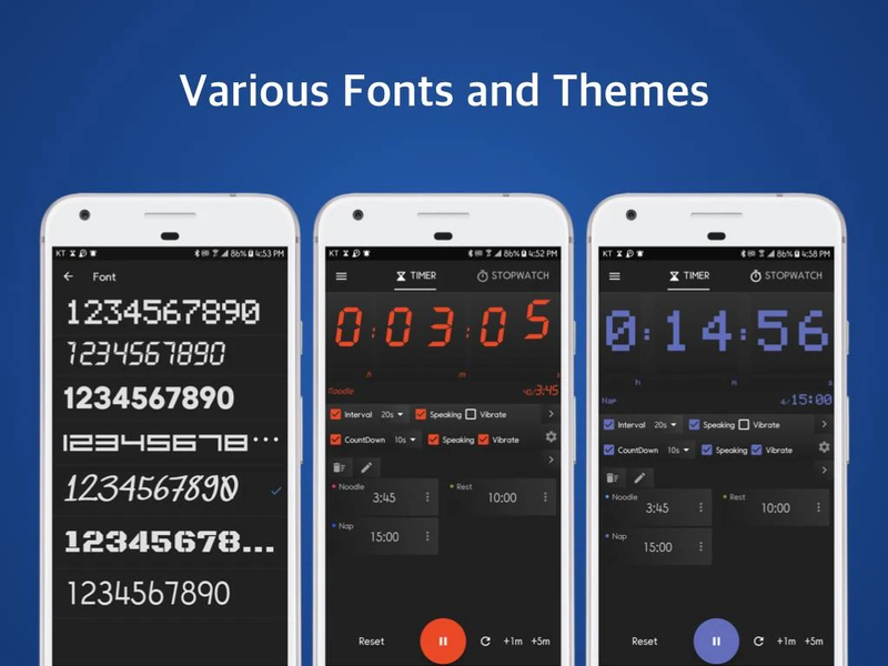 Speaking Timer Voice Stopwatch - عکس برنامه موبایلی اندروید