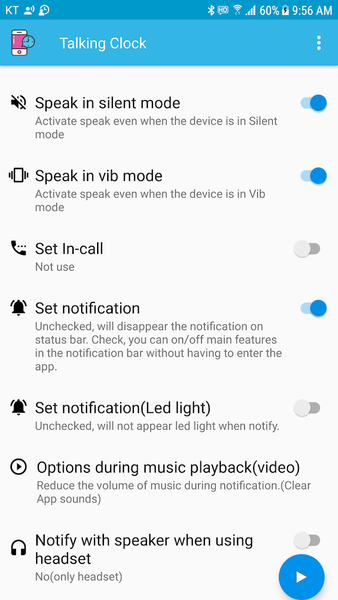 Speaking Clock - Sleep Alarm - عکس برنامه موبایلی اندروید