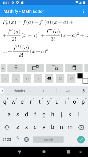 Mathify - AI Math Editor - Image screenshot of android app