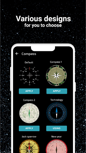 Compass: Direction Compass - عکس برنامه موبایلی اندروید