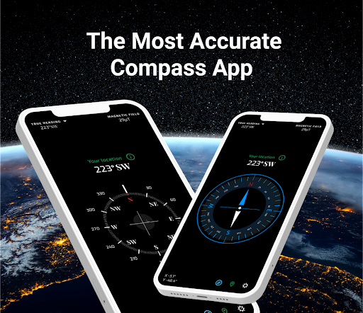 Compass: Direction Compass - عکس برنامه موبایلی اندروید