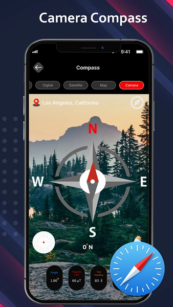 Digital Compass for Android - عکس برنامه موبایلی اندروید
