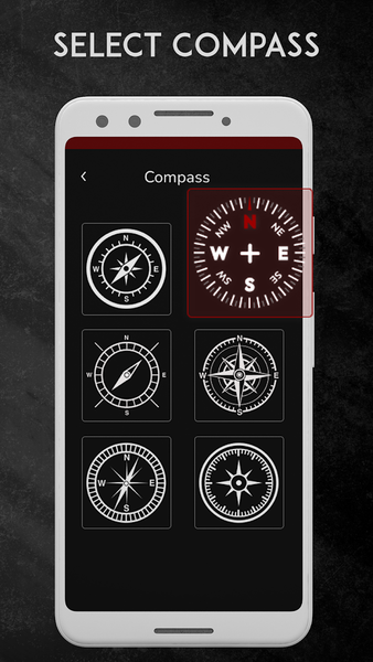 Digital Compass for Android - عکس برنامه موبایلی اندروید