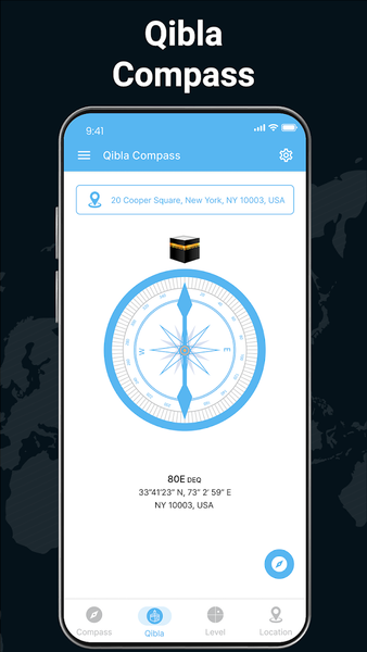 Accurate Compass App & Qibla - Image screenshot of android app