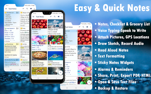 TASK NOTES, Lists, Reminders - عکس برنامه موبایلی اندروید