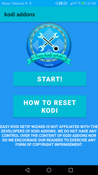 Complete kodi setup wizard (li - عکس برنامه موبایلی اندروید