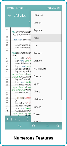 JAScript - HTML CSS JavaScript - Image screenshot of android app