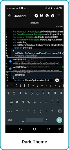 JAScript - HTML CSS JavaScript - Image screenshot of android app