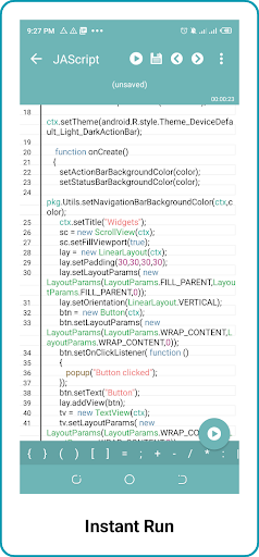 JAScript - HTML CSS JavaScript - Image screenshot of android app