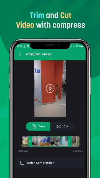 Compress Video - Size Reducer - Image screenshot of android app
