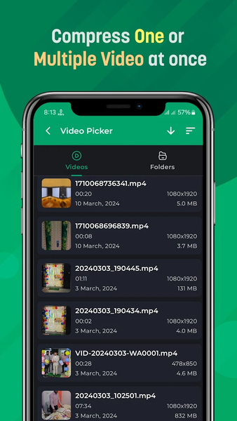 Compress Video - Size Reducer - Image screenshot of android app