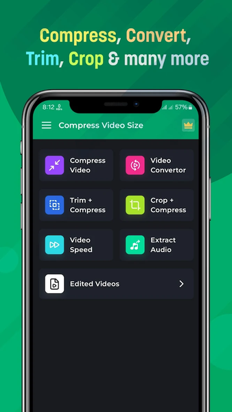 Compress Video - Size Reducer - عکس برنامه موبایلی اندروید