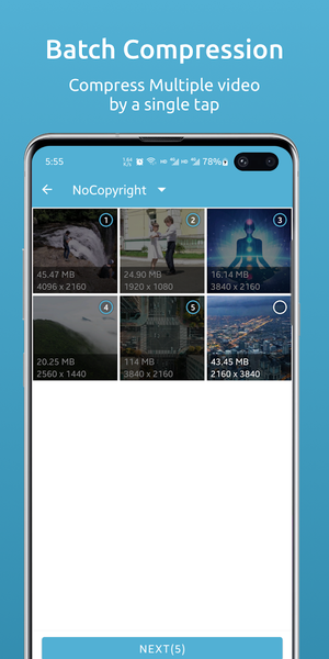 Video Compressor & Resizer - Image screenshot of android app