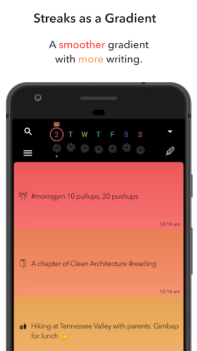 Writeaday - AI Journal - Image screenshot of android app