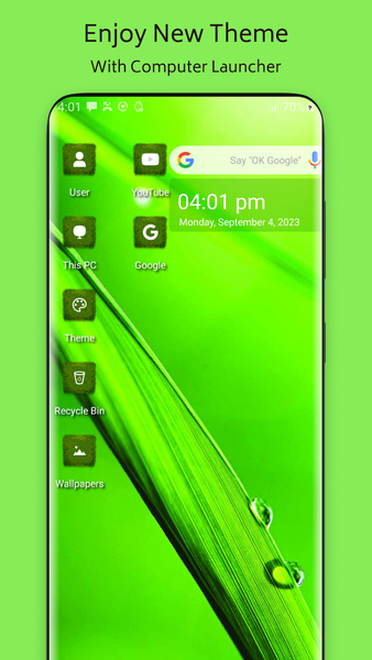 Grass Theme For Launcher - Image screenshot of android app